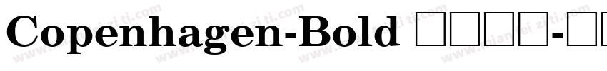 Copenhagen-Bold 字体下载字体转换